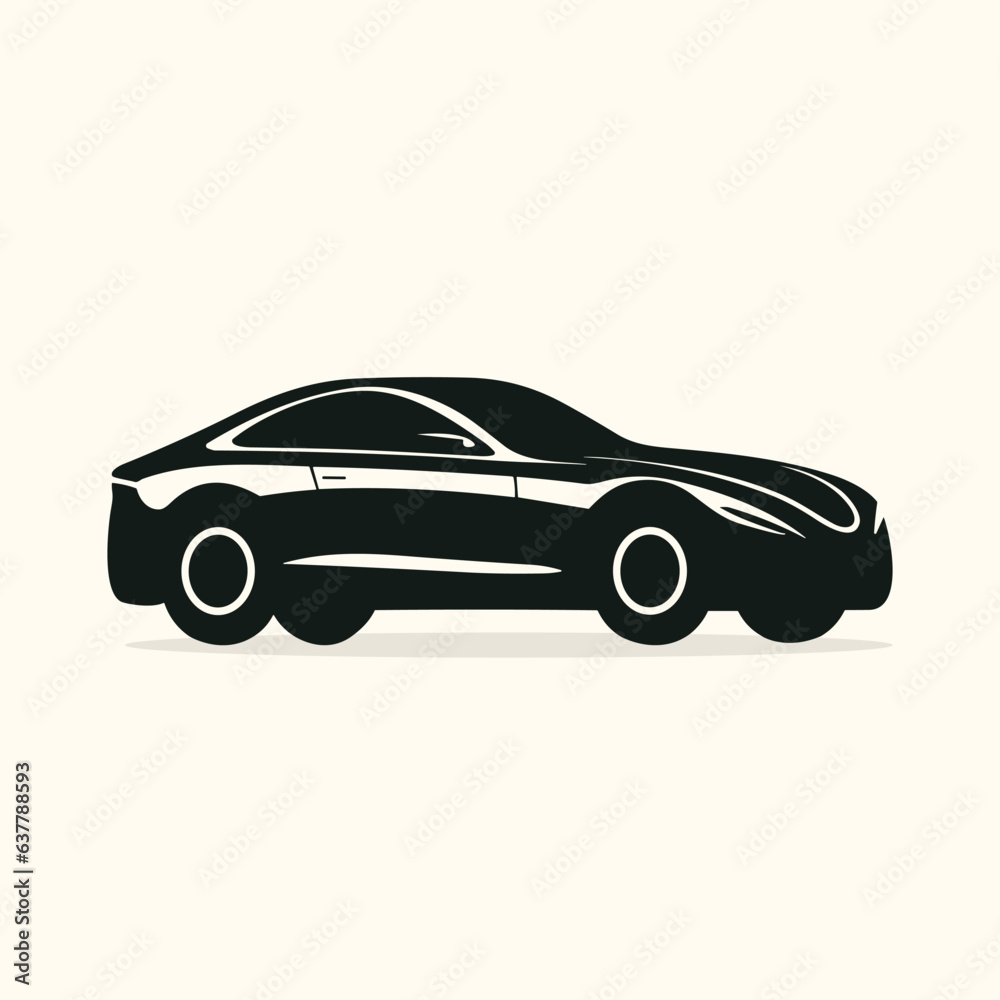 illustration of a car, luxury car logo illustration of a car, luxury car logo