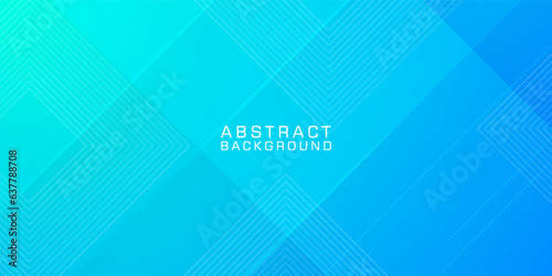 Abstract bright blue gradient illustration background with simple papercut pattern. Cool design. Eps10 vector