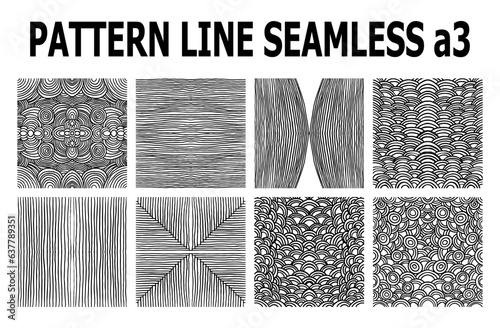 Whimsical Wanderlust Doodles - Seamless Line Pattern.
Immerse yourself in a world of playful wanderlust with this enchanting seamless line pattern design.