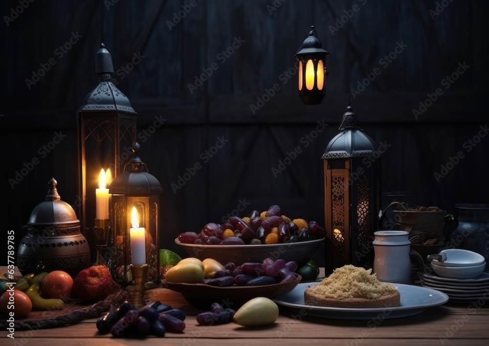 Ramadan, holiday table