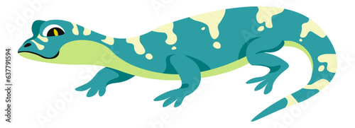 Lizard animal, amphibians and reptile creatures