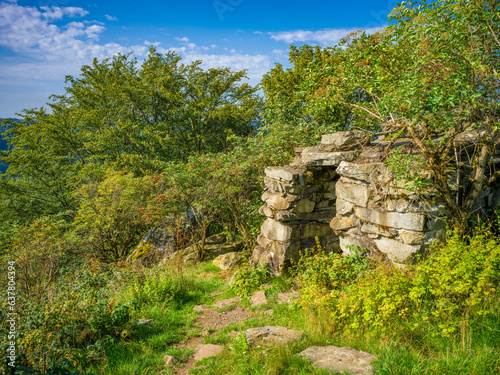 Höhle auf der Wasserkuppe Naturpark in der Rhön - Deutschland photo