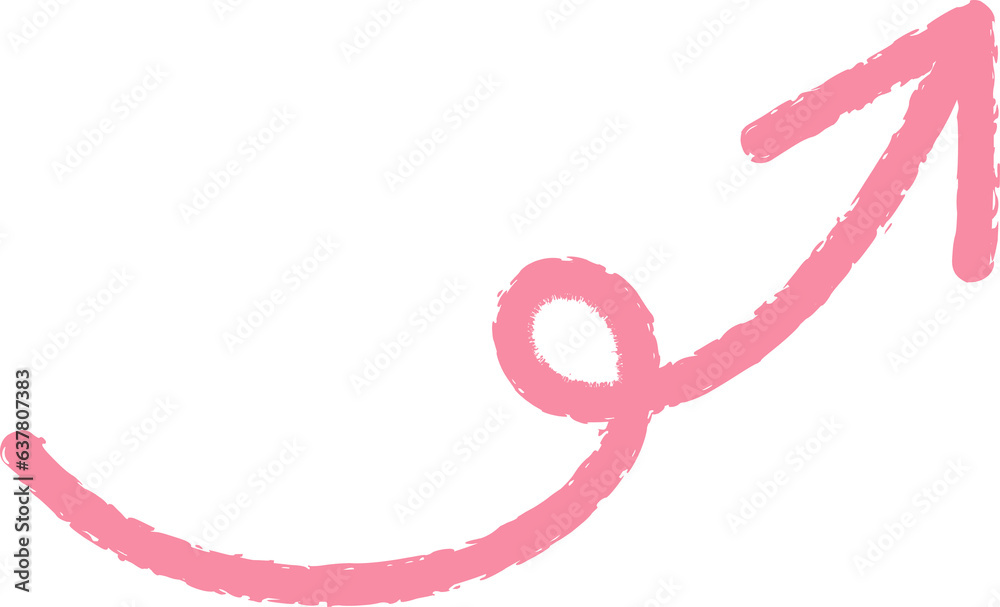 Arrow doodle vector