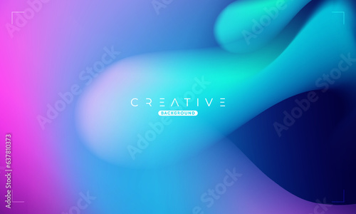 Abstract liquid gradient Background. Blue and Pink Fluid Color Gradient. Design Template For ads, Banner, Poster, Cover, Web, Brochure, Wallpaper, and flyer. Vector.