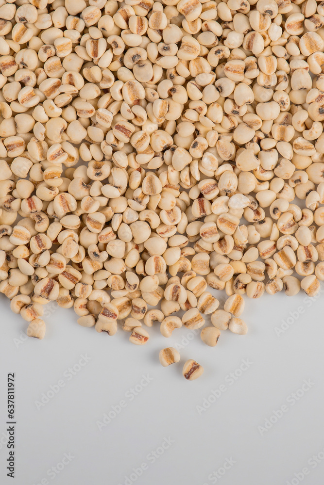 Fototapeta premium Heap of Job's tears isolated on white background