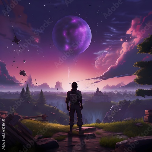 man beginning a journey