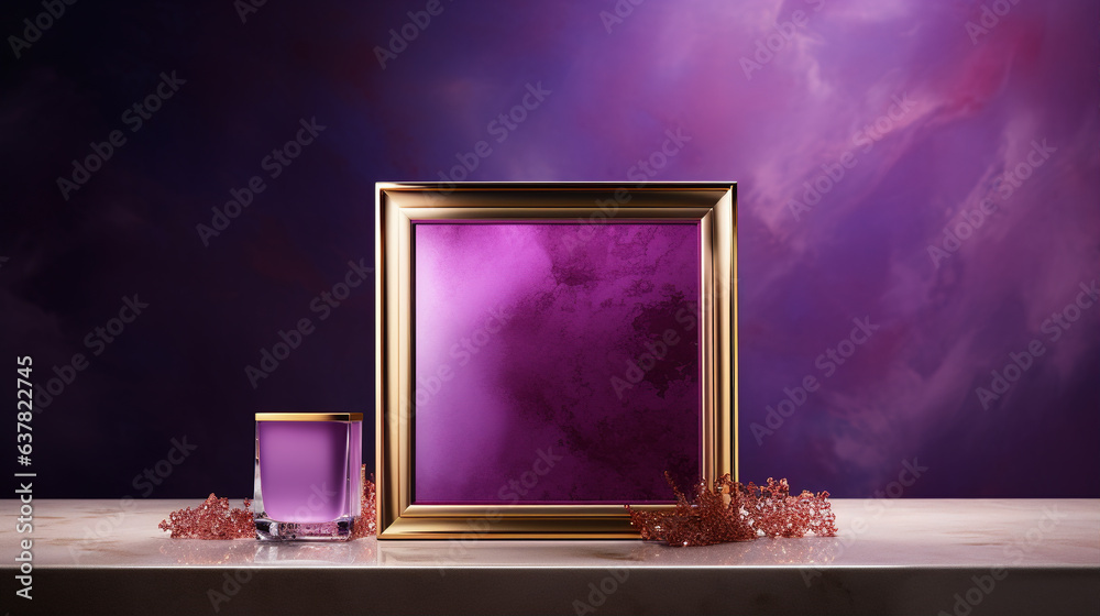 Frame Psignify Jewel-Toned Luxury Frame: Position your product amidst rich, jewel ...