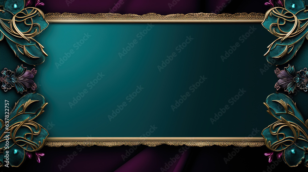 Frame Psignify Jewel-Toned Luxury Frame: Position your product amidst rich, jewel ...