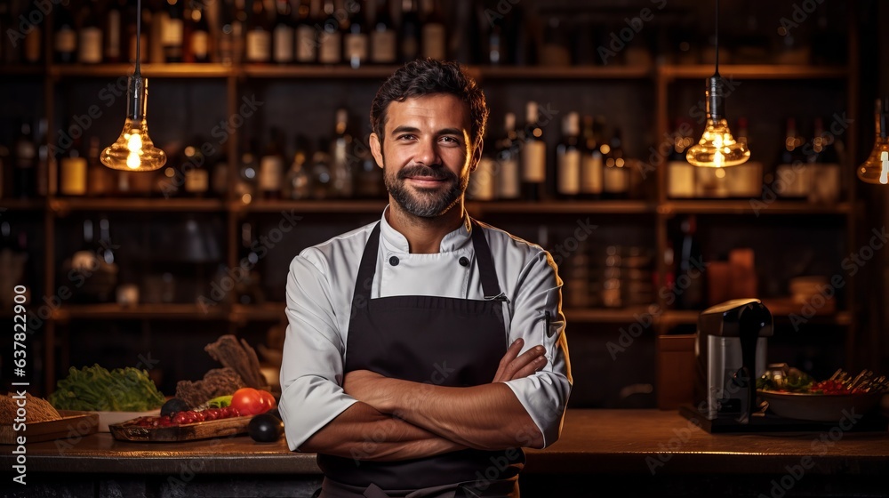 bartender in bar bartender in bar