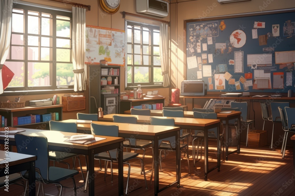 Classroom morning anime visual novel game. Generate Ai Classroom morning anime visual novel game. Generate Ai