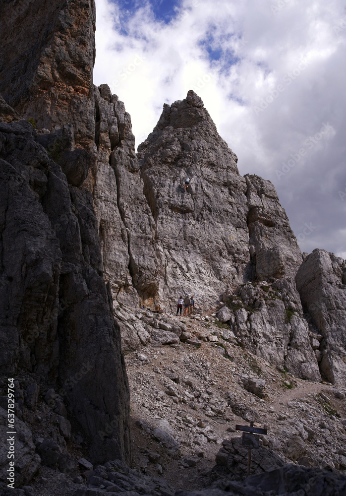 rock in the mountains