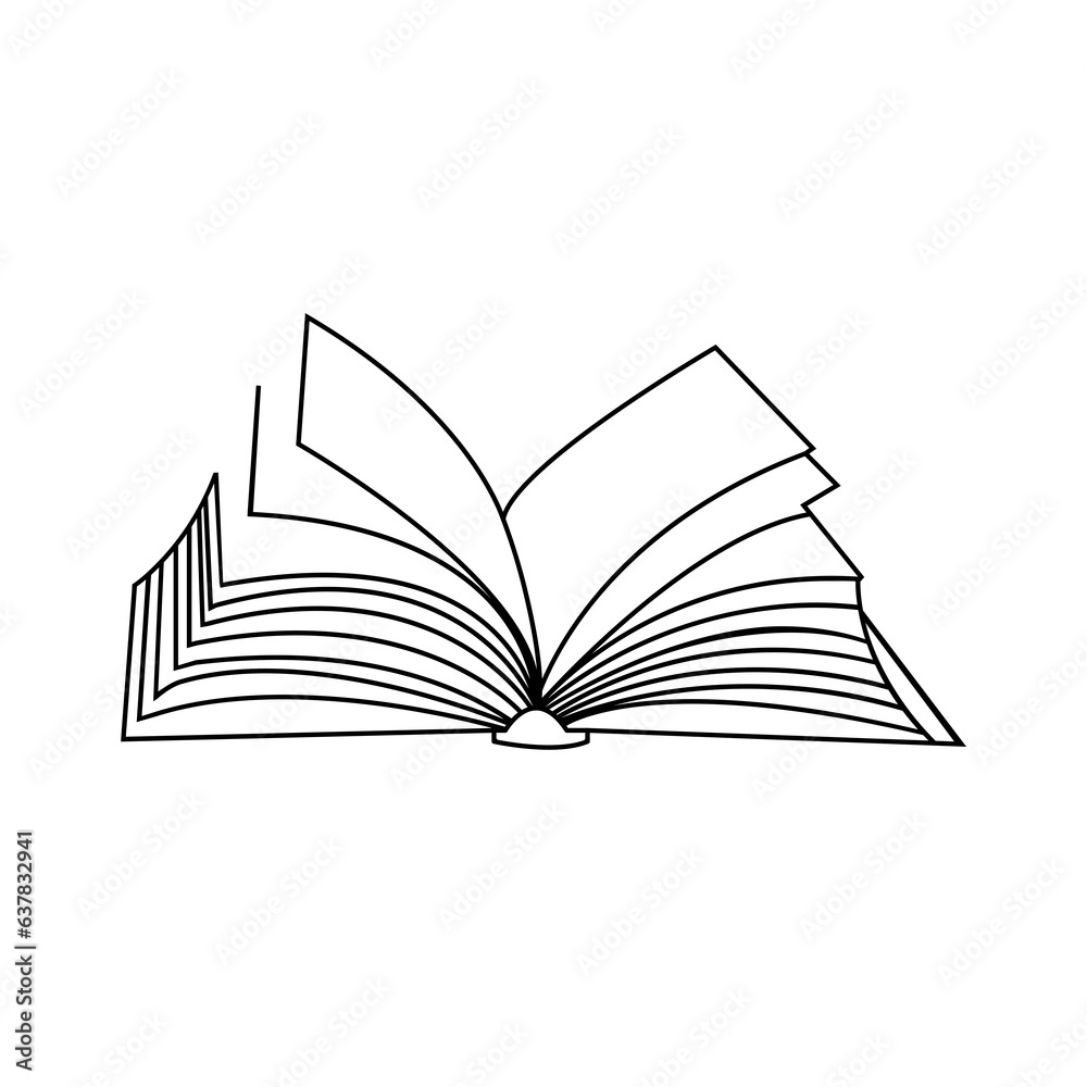 book icon. sign design. logo isolated on white background, vector illustration.. book icon. sign design. logo isolated on white background, vector illustration..