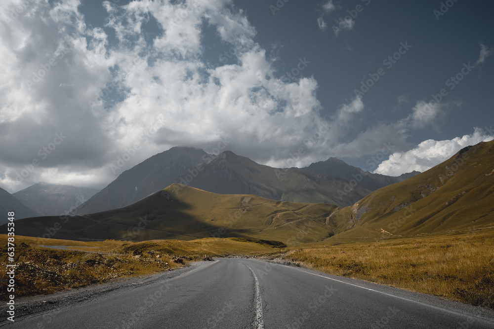 country road in the mountains