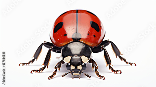 Ladybug isolated on white background  © Gefer