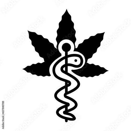 Herbology or Botanists business Signage vector icon design, Cannabis and marijuana symbol, thc and cbd sign, recreational herbal drug stock illustration, phytomedicine company logo concept