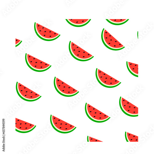 Fresh Watermelon Fruit Pattern Background