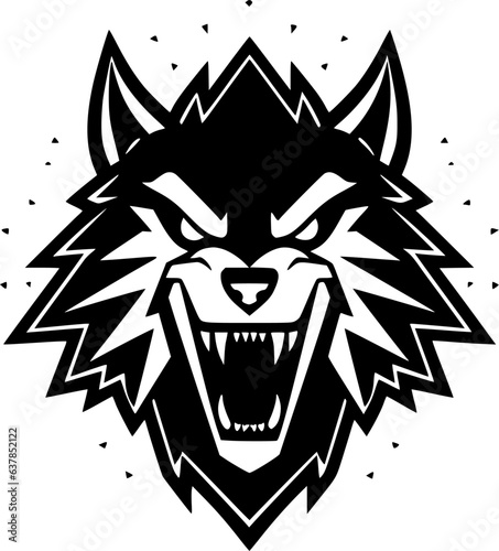 Wolf | Minimalist and Simple Silhouette - Vector illustration