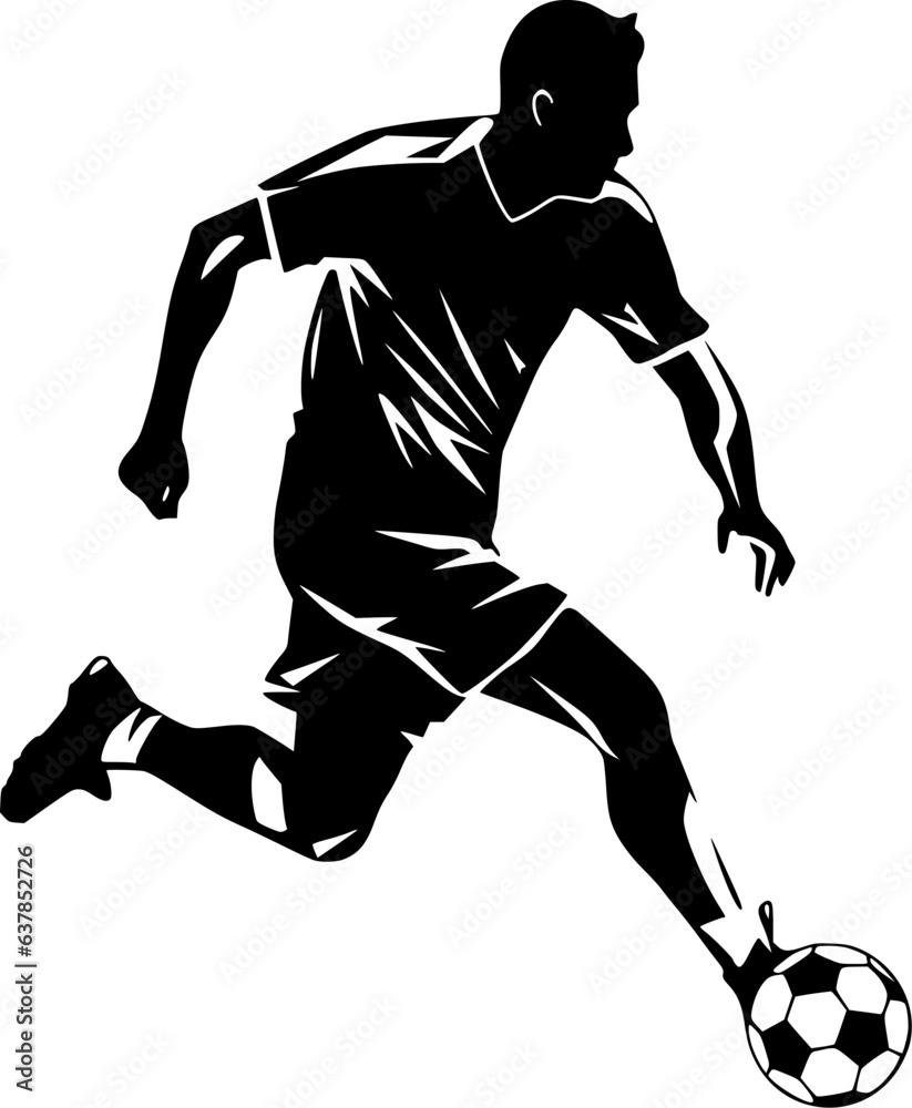 Football - High Quality Vector Logo - Vector illustration ideal for T-shirt graphic