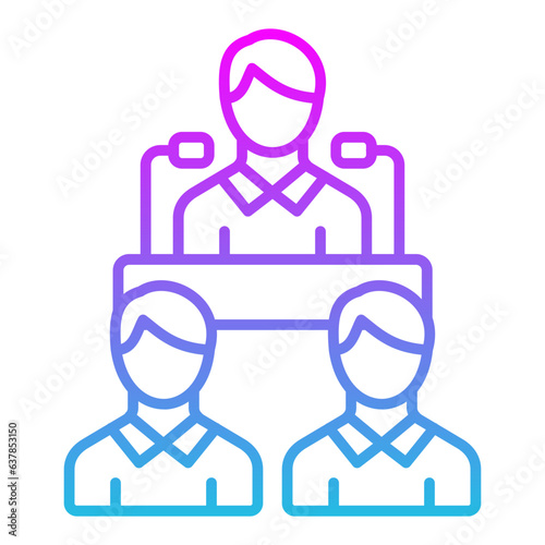 Press Conference Icon