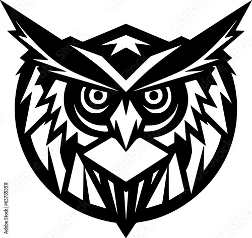 Owl - High Quality Vector Logo - Vector illustration ideal for T-shirt graphic photo