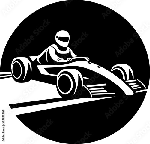 Racing - High Quality Vector Logo - Vector illustration ideal for T-shirt graphic