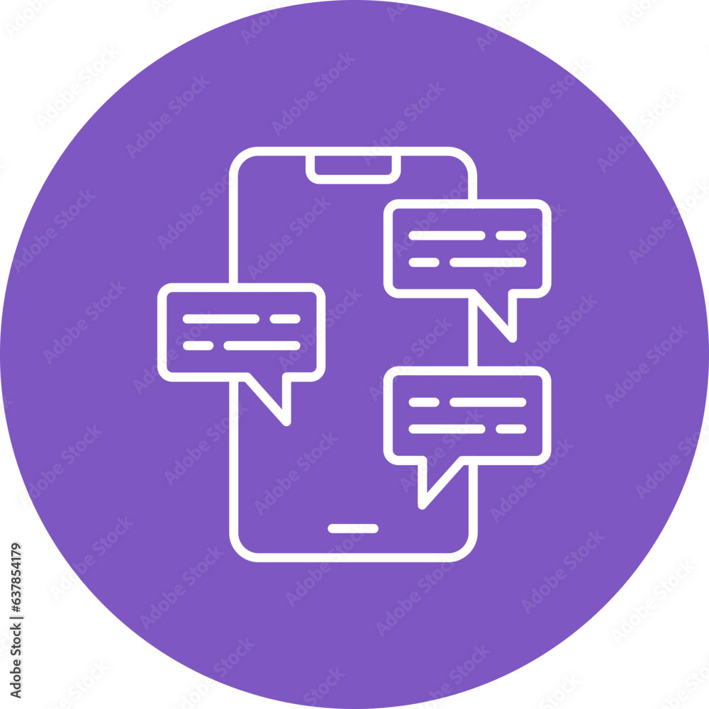 Mobile Chat Icon Mobile Chat Icon