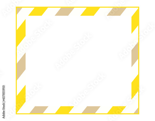 ストライプのレトロなフレーム背景