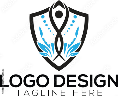 Medical shield logo design
