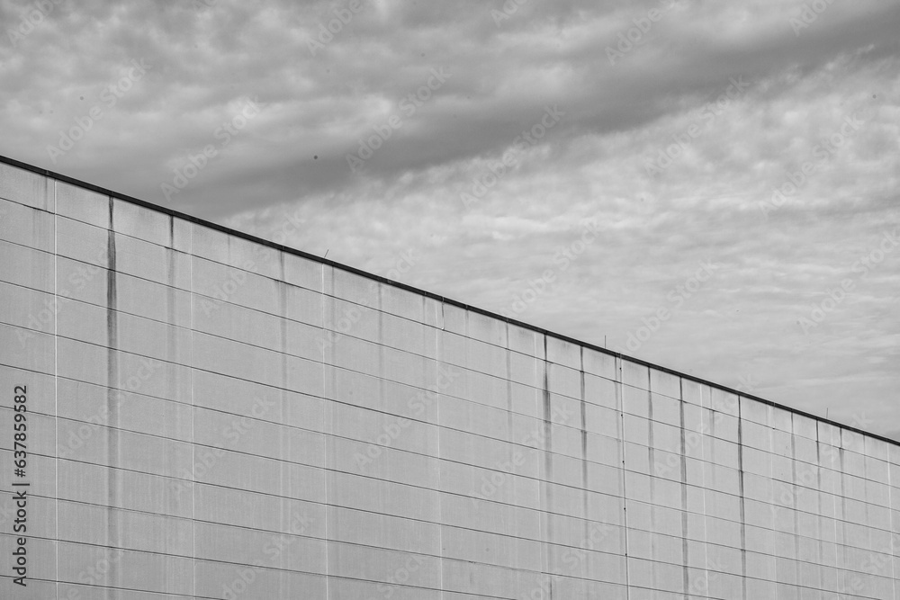industrial building concrete wall without windows industrial building concrete wall without windows