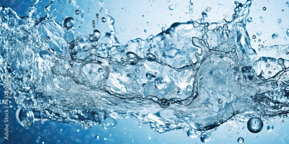 AI Generated. AI Generative. Fresh water splash drop bubble clean sea ocean background decoration graphic art mock up. Graphic Art AI Generated. AI Generative. Fresh water splash drop bubble clean sea ocean background decoration graphic art mock up. Graphic Art