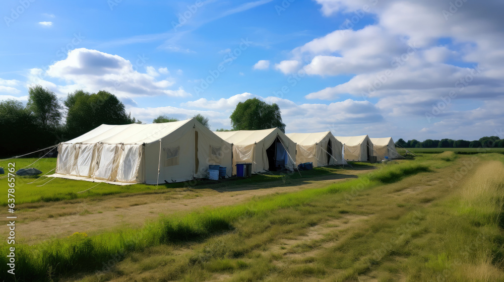 Emergency Medical Camp Amidst Nature