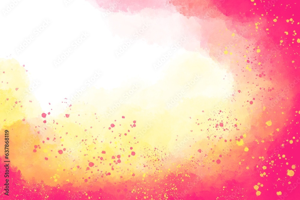 red yellow watercolor background