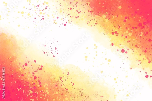 red yellow watercolor background