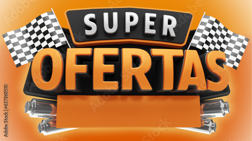 selo 3d ''super oferta''
