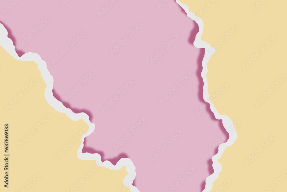 Pink yellow paper background