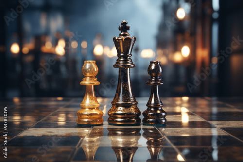 chess competition Concept of Strategy business ideas, chess battle, business strategy concept.