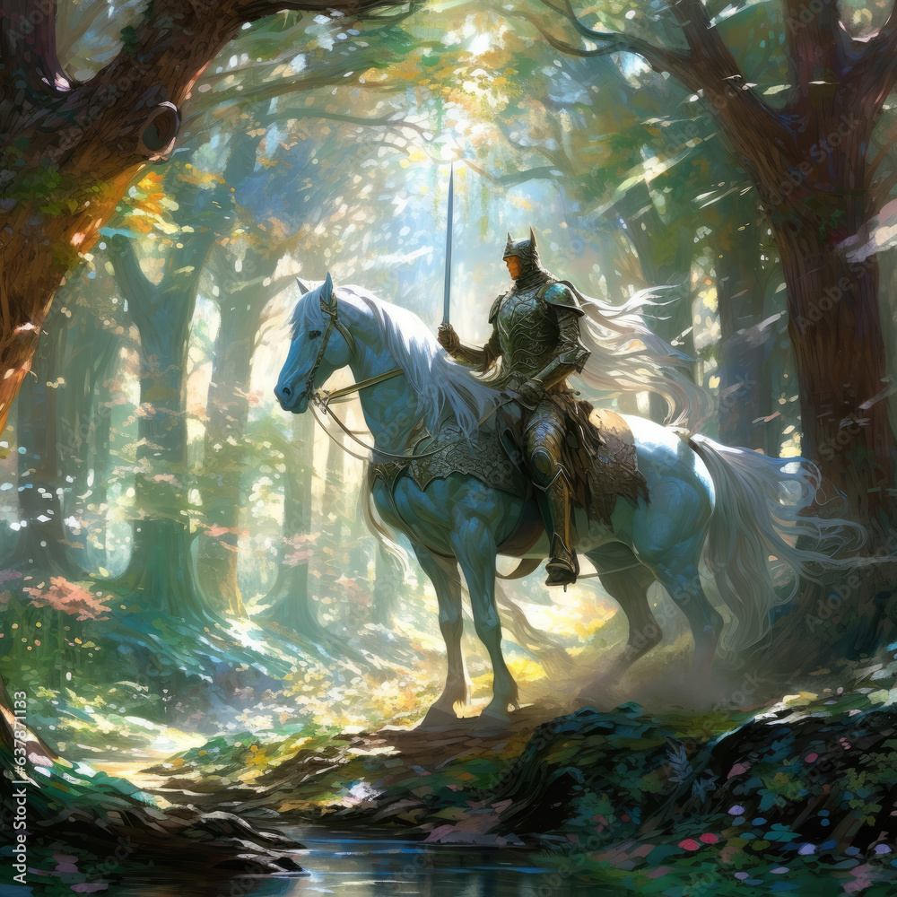 Knight ride in the forest