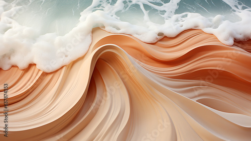 background with waves
