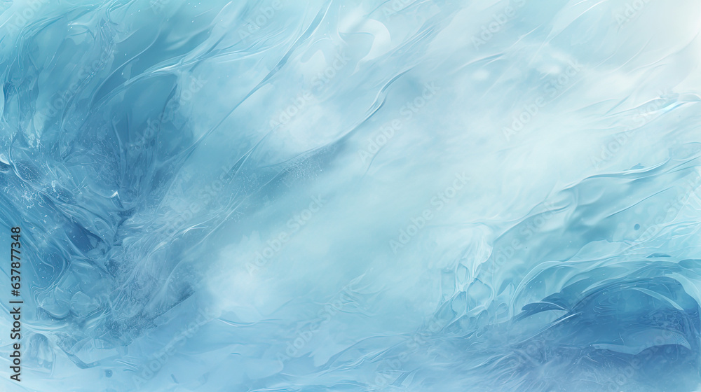 Obraz premium Intricate icy patterns background