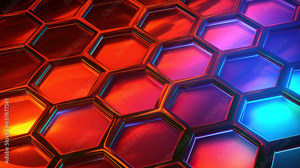 Seamless hexagon pattern Seamless hexagon pattern