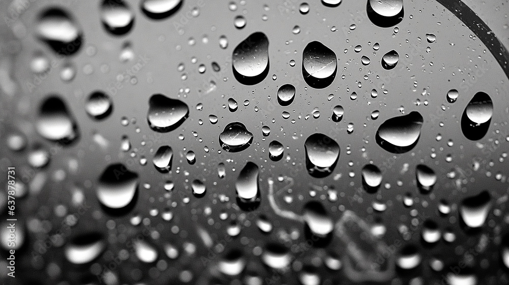 Water drops on a black background. Shallow depth of field. Water drops on a black background. Shallow depth of field.