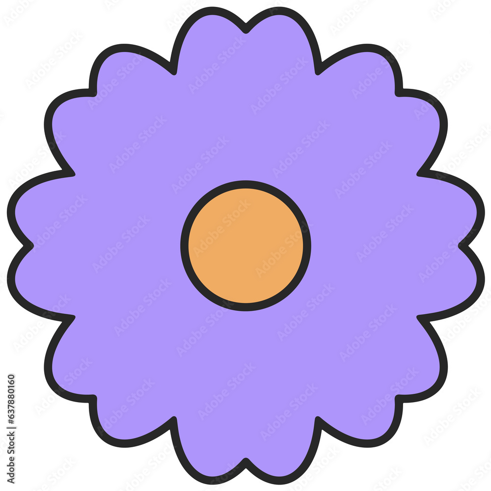 Cute Cartoon Decorative Flower