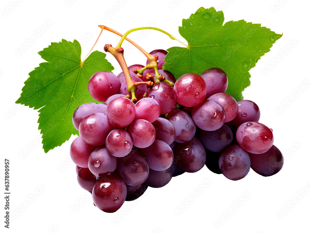 Fototapeta premium grape isolated on transparent or white background, png