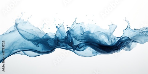 AI Generated. AI Generative. Fresh water splash drop bubble clean sea ocean background decoration graphic art mock up. Graphic Art Illustration