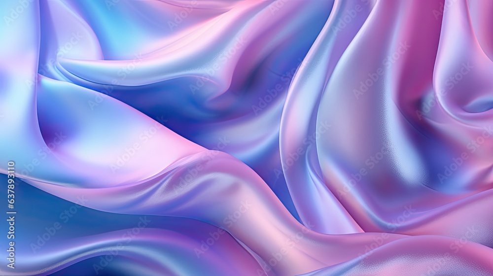 Obraz premium Iridescent silky abstract background