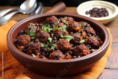 quinoa and black bean meatless meatballs