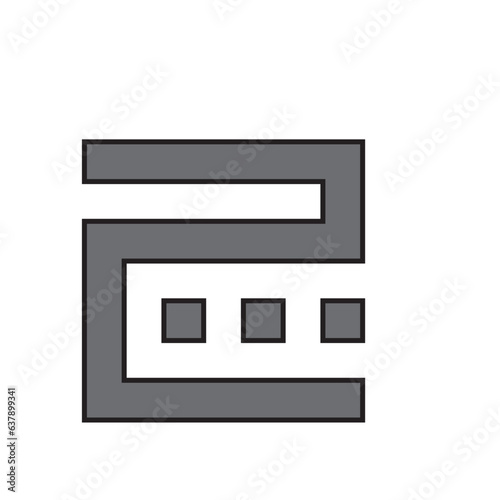 Kufi Calligraphy font, Logotype, Arabic style