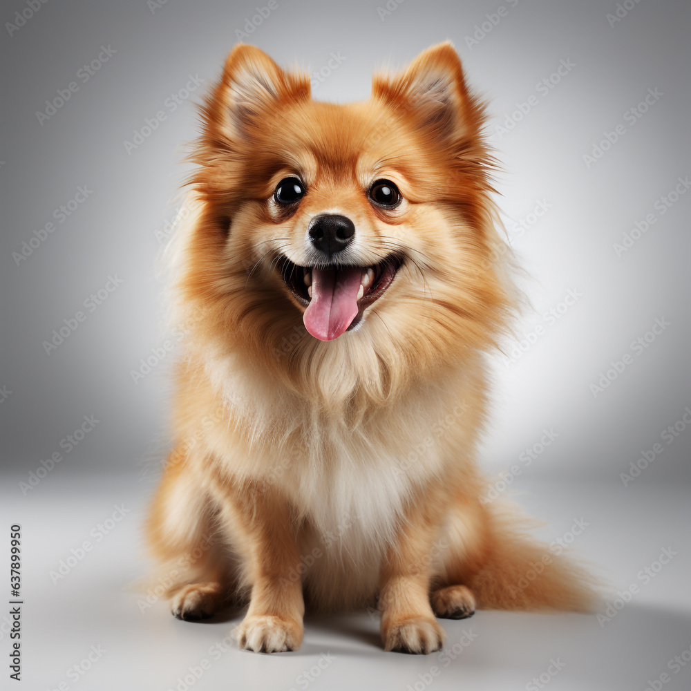 Cute Pomeranian dog