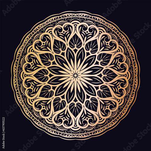 Luxury ornamental round mandala