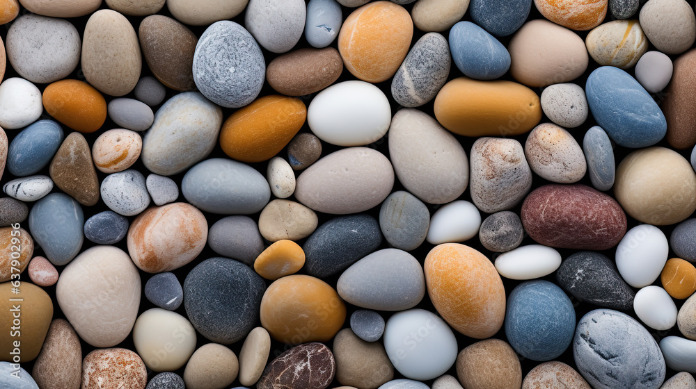 Pebbles on the beach Pebbles on the beach